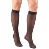 Picture of Sheer Compression Stockings, 15-20 mmHg, Women's Knee High Length, Diamond Pattern