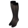 Picture of Sheer Compression Stockings, 15-20 mmHg, Women's Knee High Length, Diamond Pattern