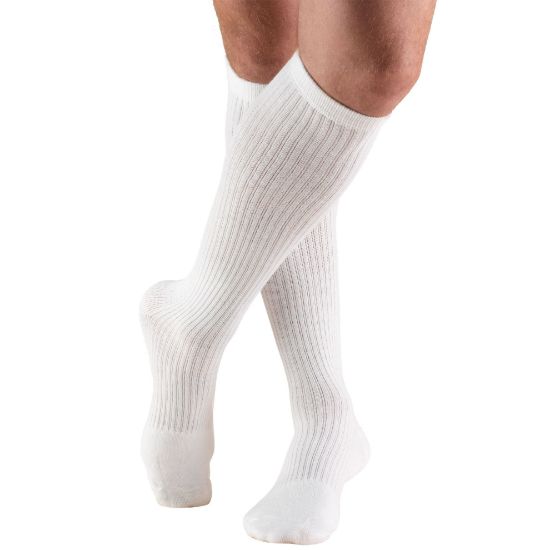 Picture of Compression Socks, 15-20 mmHg, Men's Gym Socks, Knee High Over Calf Length