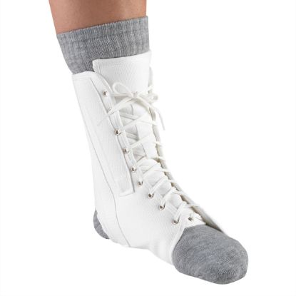 Show details for Ankle Splint, Canvas Lace-Up, Rigid Metal Stays Picture of Ankle Splint, Canvas Lace-Up, Rigid Metal Stays