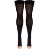 Picture of Women's Compression Stockings, 20-30 mmHg, Thigh High Length, Open Toe, Opaque