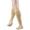 Picture of Short Length 20-30 mmHg Compression Stockings for Men and Women, Reduced Length, Open Toe