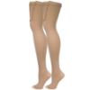 Picture of Surgical Stockings, 18 mmHg Compression for Men and Women, Knee High Length, Open Toe