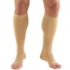Picture of Compression Stockings for Men and Women, 20-30 mmHg, Knee High Length, Open Toe