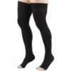 Picture of Compression Stockings for Men and Women, 20-30 mmHg , Thigh High Length, Dot-Top, Open Toe