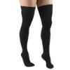Picture of 30-40 mmHg Compression Stockings for Men and Women, Thigh High Length, Dot-Top, Closed Toe