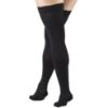 Picture of 20-30 mmHg Compression Stockings for Men and Women, Thigh High Length, Dot Top, Closed Toe