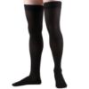 Picture of 20-30 mmHg Compression Stockings for Men and Women, Thigh High Length, Dot Top, Closed Toe