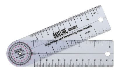 Show details for Baseline 360 degree clear plastic rulongmeter, 6 inches Picture of Baseline 360 degree clear plastic rulongmeter, 6 inches
