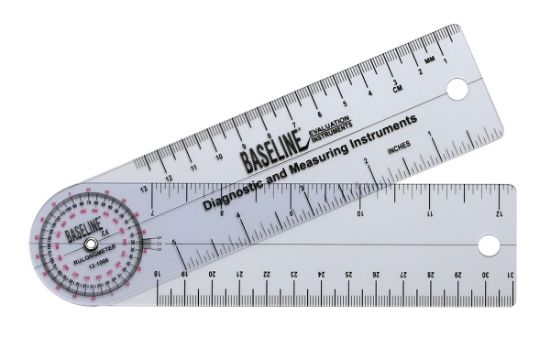 Picture of Baseline 360 degree clear plastic rulongmeter, 6 inches