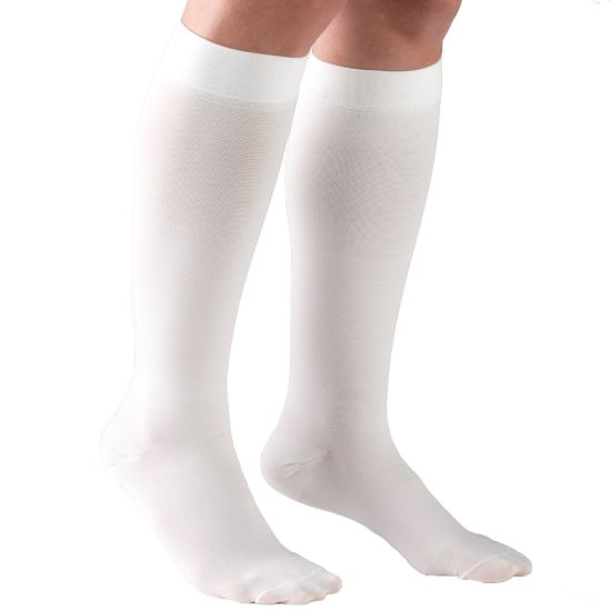 Picture of 30-40 mmHg Compression Stockings for Men and Women, Knee High Length, Closed Toe