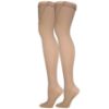 Picture of Surgical Stockings, 18 mmHg Compression for Men and Women, Thigh High Length, Closed Toe