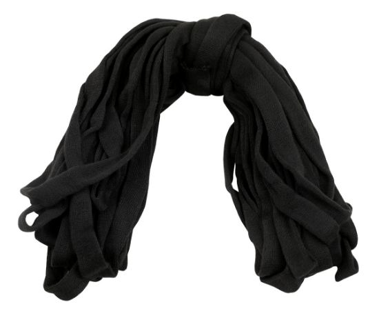 Picture of CanDo Black Polyester Stockinette - 1" x 25 yard