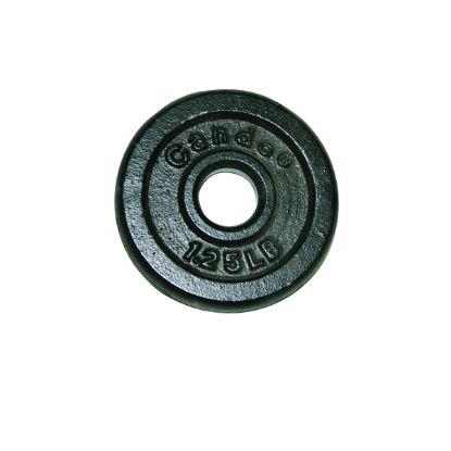 Show details for Iron disc weight plate, 1" dia. hole Picture of Iron disc weight plate, 1" dia. hole