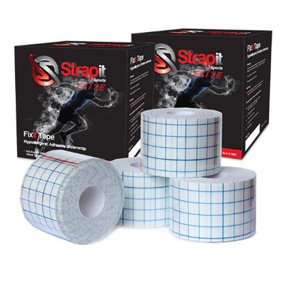 Show details for Strapit SPORTSTAPE, Fixit Hypoallergenic Adhesive Underwrap Roll, 2 in x 11 yds, White Picture of Strapit SPORTSTAPE, Fixit Hypoallergenic Adhesive Underwrap Roll, 2 in x 11 yds, White
