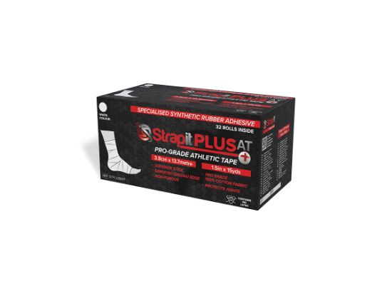Picture of Strapit Plus with AT Tape, 1.5 in x 15 yds, Case of 32 Rolls