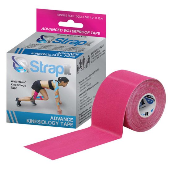 Picture of Strapit Advance KTAPE, 2 in x 5.5 yds, Pink