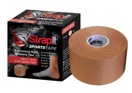 Picture of Strapit Professional Rigid Strapping Tape, Tan, 1 pack