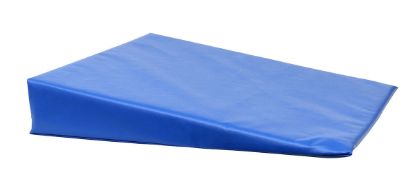 Show details for Wedge, foam with vinyl cover, Blue Picture of Wedge, foam with vinyl cover, Blue