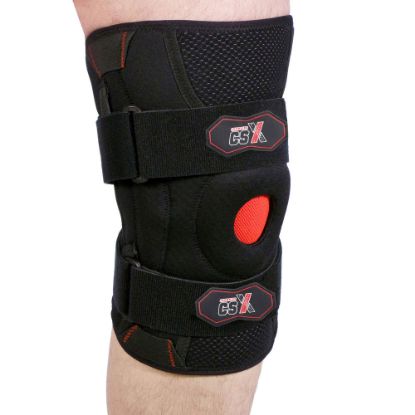Show details for Knee Brace with Side Stabilizers and Patella Gel Comfort, Sports Support Picture of Knee Brace with Side Stabilizers and Patella Gel Comfort, Sports Support