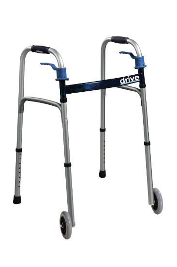 Picture of Drive Deluxe, trigger release folding walker with 5" wheels