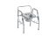 Show details for Drive Deluxe Steel Drop Arm Commode with padded seat Picture of Drive Deluxe Steel Drop Arm Commode with padded seat