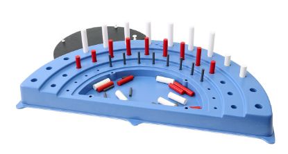 Show details for Semi-circular peg board Picture of Semi-circular peg board
