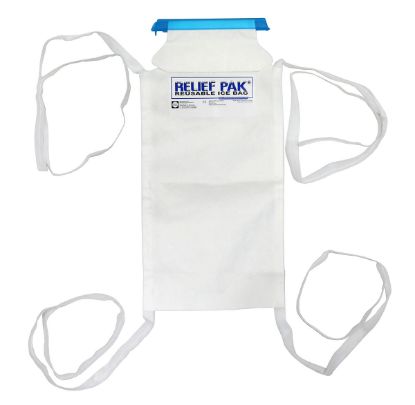 Show details for Relief Pak large ice bag with tie-strings, 10 each Picture of Relief Pak large ice bag with tie-strings, 10 each