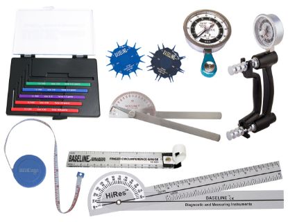 Show details for Baseline 8-piece HD hand evaluation set with Discrim-a-gon and 5-piece sensory set Picture of Baseline 8-piece HD hand evaluation set with Discrim-a-gon and 5-piece sensory set