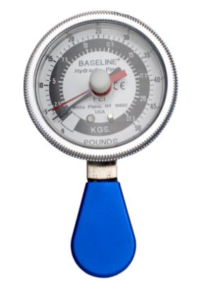 Show details for Baseline 50 lb. STD hydraulic pinch gauge, exercise/feedback model Picture of Baseline 50 lb. STD hydraulic pinch gauge, exercise/feedback model