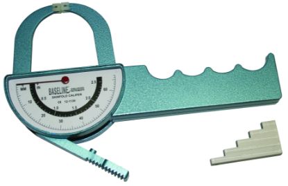 Show details for Baseline 2-sided medical skinfold caliper w/case Picture of Baseline 2-sided medical skinfold caliper w/case