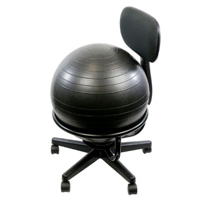 Show details for CanDo metal mobile ball stabilizer chair w/o arms Picture of CanDo metal mobile ball stabilizer chair w/o arms