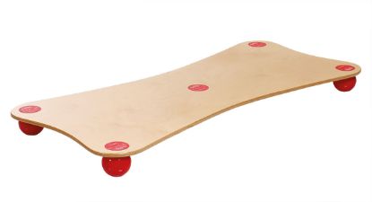 Show details for Togu Balanza Ballset XXL, birch wood w/red balls Picture of Togu Balanza Ballset XXL, birch wood w/red balls