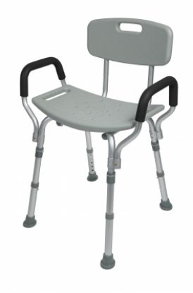 Picture of Lumex Platinum Collection Bath Seat With Backrest, Retail Packaging,