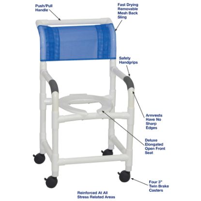 Show details for MJM Superior Standard Shower chair Picture of MJM Superior Standard Shower chair