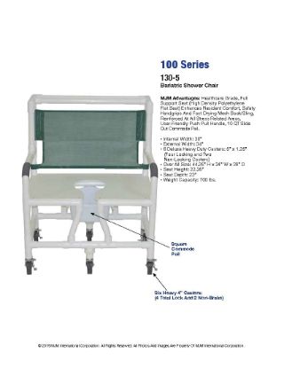 Show details for MJM Bariatric Shower chair, 700# Picture of MJM Bariatric Shower chair, 700#