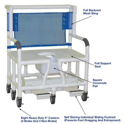 Show details for MJM Bariatric Shower chair, 900# Picture of MJM Bariatric Shower chair, 900#