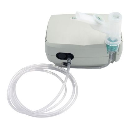 Show details for Salter Compressor Elite with T-piece nebulizer kit and bag Picture of Salter Compressor Elite with T-piece nebulizer kit and bag