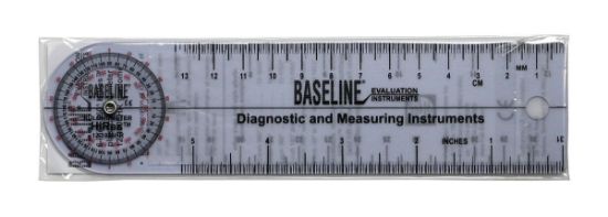 Picture of Baseline HiRes 360 degree clear plastic rulongmeter, 6 inches
