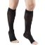 Picture of Sheer Compression Stockings, 15-20 mmHg, Women's Knee High Length, Open Toe, 20 Denier
