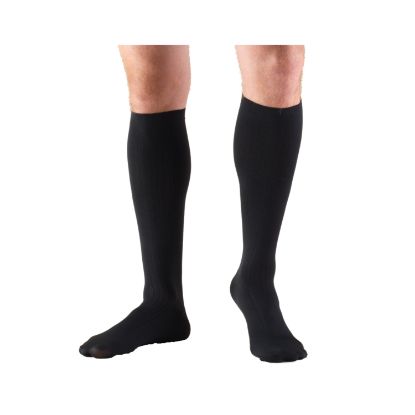 Picture of Compression Socks, 8-15 mmHg, Men's Dress Socks, Knee High Over Calf Length