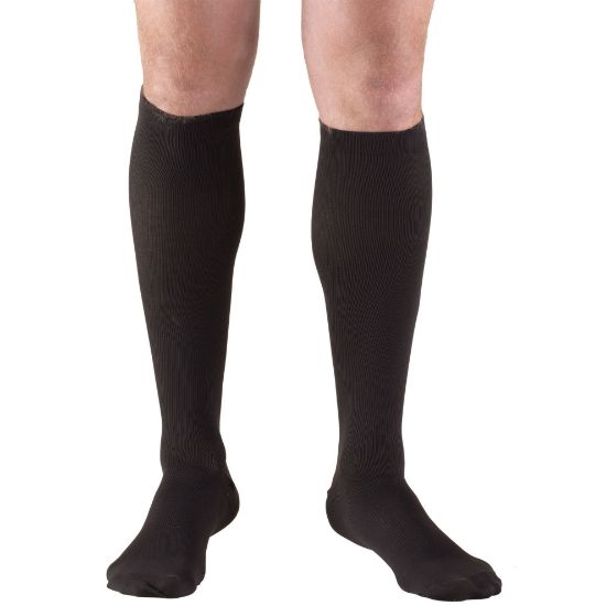 Picture of Compression Socks, 20-30 mmHg, Men's Dress Socks, Knee High Over Calf Length