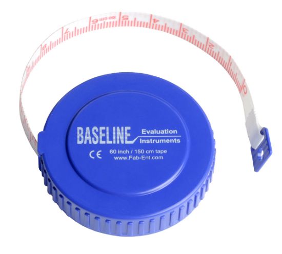 Picture of Baseline woven measurement tape with push-button retractor, 60"