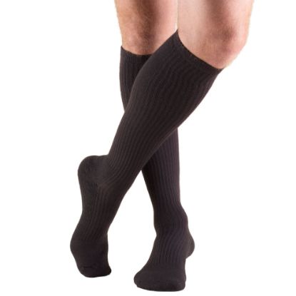 Picture of Compression Socks, 15-20 mmHg, Men's Gym Socks, Knee High Over Calf Length