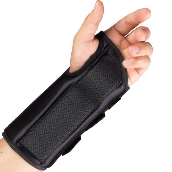 Picture of Wrist Splint, 8-Inch Adult Brace Carpal Tunnel, Wrist Sprains, Post Cast Removal, Lightweight Breathable
