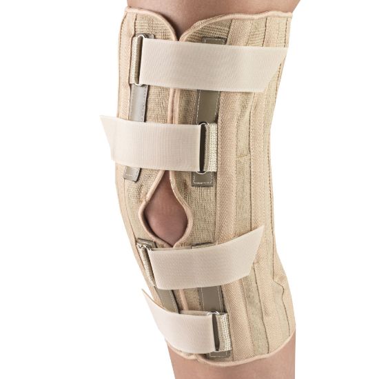 Picture of Knee Support, Front Opening, Pressure Pads, Knit Elastic