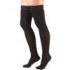 Picture of 30-40 mmHg Compression Stockings for Men and Women, Thigh High Length, Dot-Top, Closed Toe