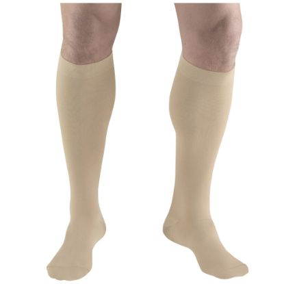 Picture of Short Length Surgical Stockings, 18 mmHg Compression for Men and Women, Reduced Length, Closed Toe