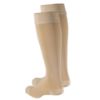 Picture of 20-30 mmHg Compression Stockings for Men and Women, Knee High Length, Dot Top, Closed Toe