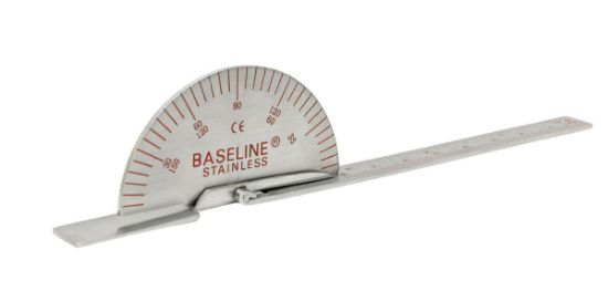 Picture of Baseline SS deluxe finger goniometer, 6 inches
